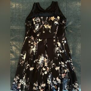 White House Black Market Lace Fit & Flare Dress